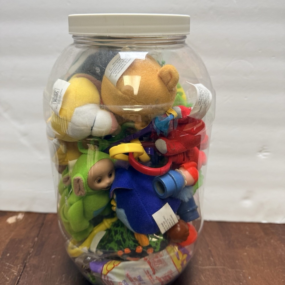VTG 90s Mini Toy Lot - 25+ Pcs Of Teletubbies, Power Rangers, Furby,Poo, McD's - Picture 2 of 5